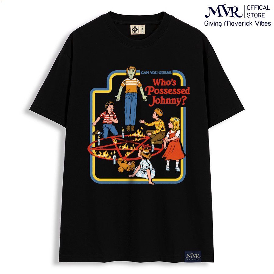Áo thun nam nữ Cotton phông unisex thoáng mát phong cách hoạt hình rock Mỹ MVR KK3905
