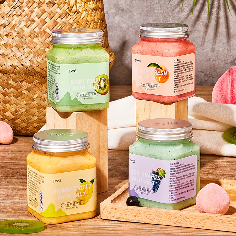 Tẩy tế bào chết Body PEACH đào cải thiện da viêm lông, sáng da Tẩy da chết đào DANA