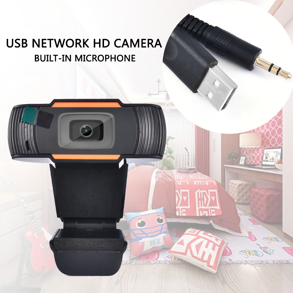 Webcam Hd 720p Lấy Nét Tự Động Chất Lượng Cao Cho Pc Laptop