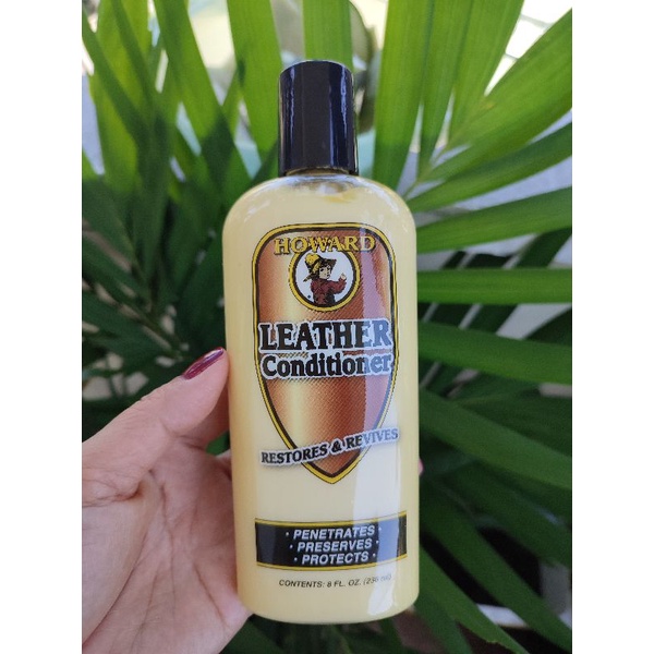 Combo 2 chai kem sáp dưỡng và bảo vệ nội thất bằng da Leather Conditioner 236ml