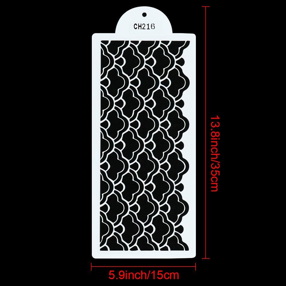 YNATURAL Dụng Cụ Rây Bột In Họa Tiết Trang Trí Bánh Cưới DIY