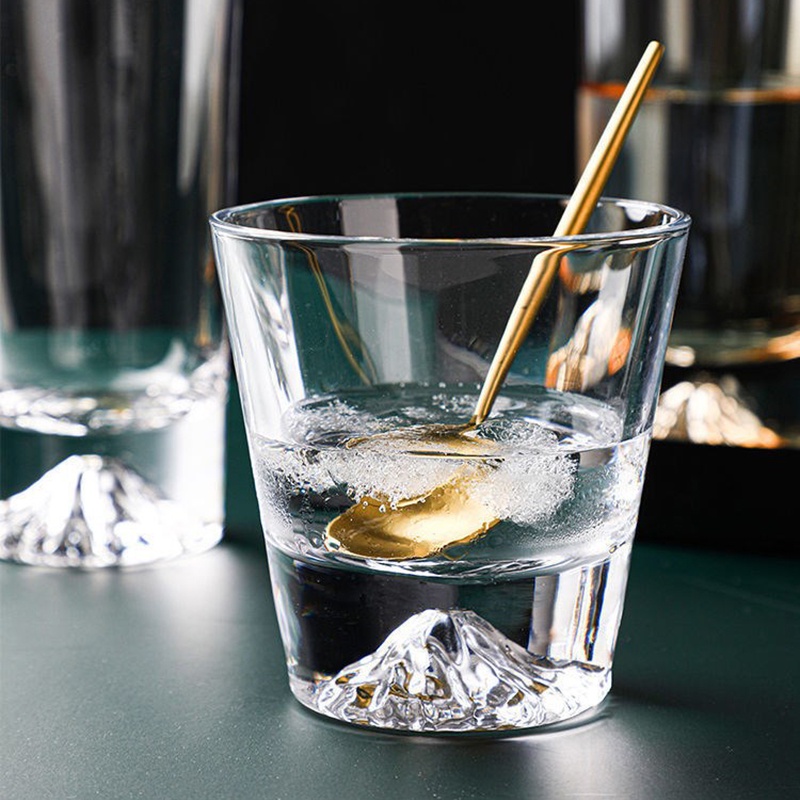 Gf Cốc Thủy Tinh Uống Rượu/Cà Phê/Sữa/Bia/Cà Phê/Trà/Cà Phê/Sữa/Bia/Sữa/Cà Phê Hình Ngọn Núi Fuji