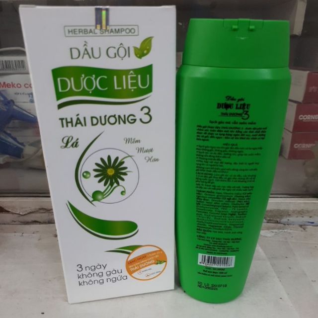 Dầu gội Dược liệu Thái Dương Đỏ- Xanh : 200ml