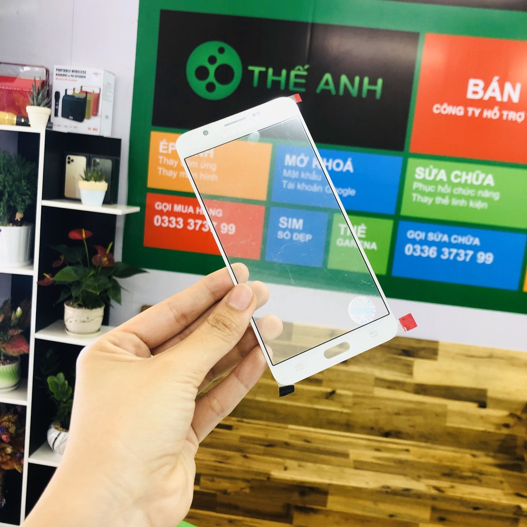 Mặt kính ép J7 2016 / j720 2 màu trắng đen