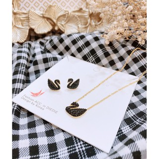 TT6284 - Set titan thiên nga đen - bộ thiên nga cao cấp không đen không phai màu