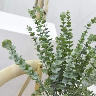 Cành lá táo bạc dài trang trí-Cành lá giả