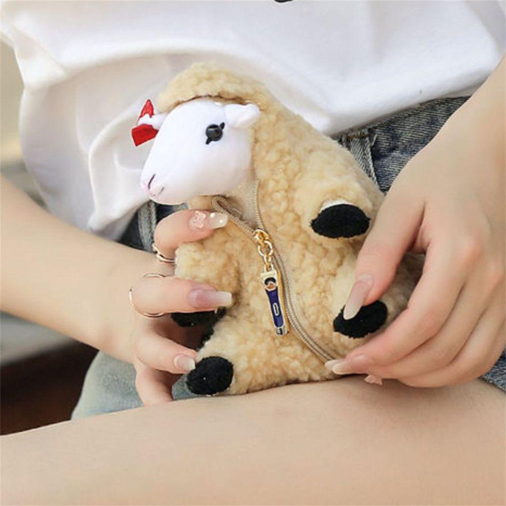 Đồ chơi nhồi bông Hình Cừu 16cm Mềm Mại Đáng Yêu Cho Bé REBUY1