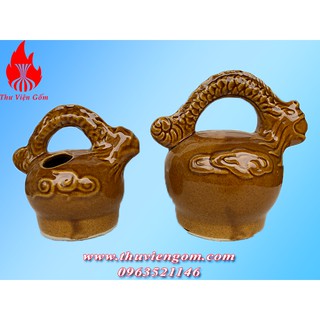 [ Rẻ ] Bình vôi ăn trầu Rồng ngậm ngọc tiên