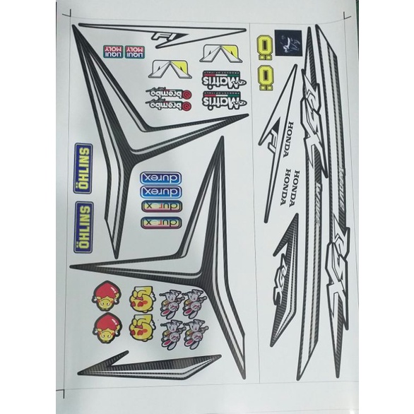 Tem rời dán xe wave rsx 2017