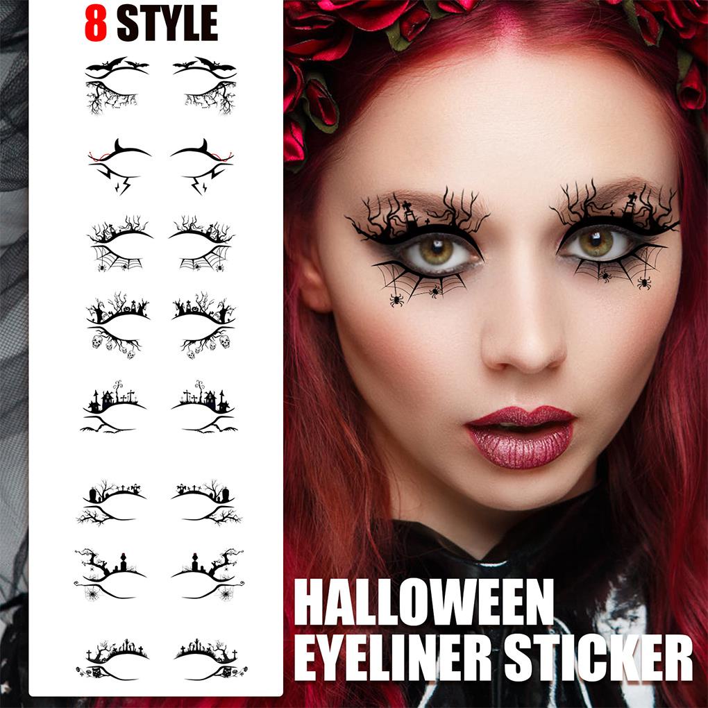 Miếng Dán Phấn Mắt Dùng Hóa Trang Tiệc Halloween Dành Cho Nữ