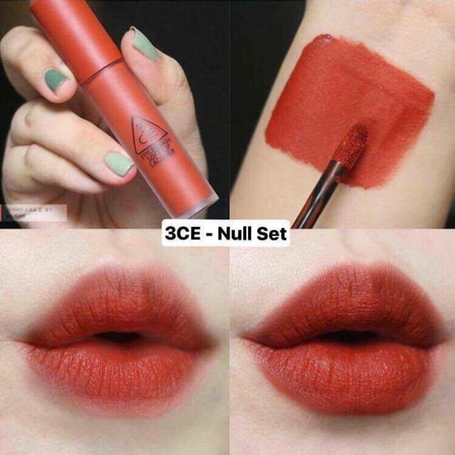 Son 3CE soft lip lacquer- null set (DATE MỚI)