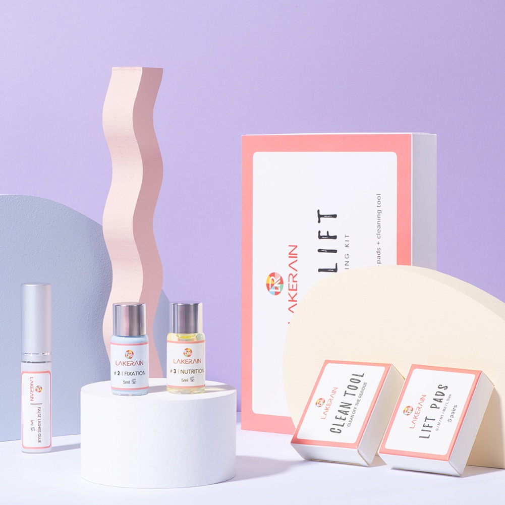 Lakerain Bộ Nâng Mi Nâng Mi Bán Vĩnh Viễn Kem Dưỡng Uốn Cố Định Keo Làm Xoăn Lasher Beauty Salon Sử Dụng Tại Nhà Pro Kit JULYSTAR