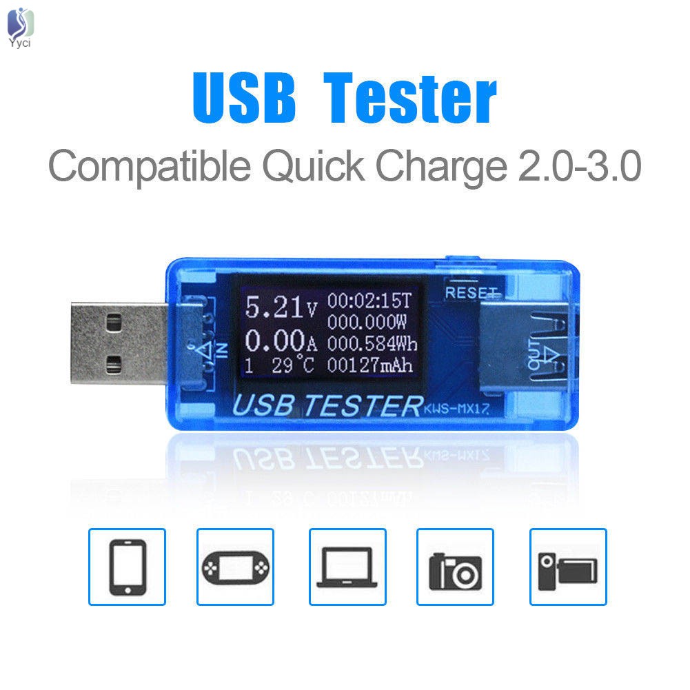 Thiết bị kiểm tra điện áp đa năng 8 trong 1 thiết kế dạng USB kỹ thuật số