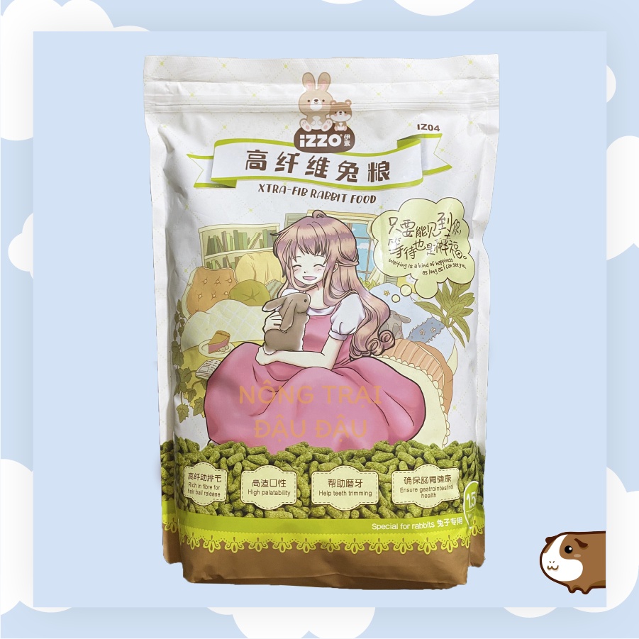 Cỏ Nén IZZO Cho Thỏ Tăng Cường Chất Xơ 1kg, 1.5kg - IZ04