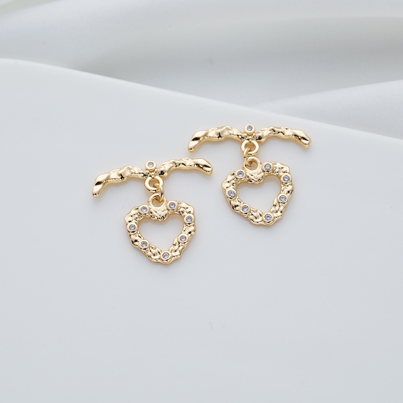 Khóa Cài Bằng Đồng Mạ Vàng 14k Màu Sắc Kim Cương Cao Cấp