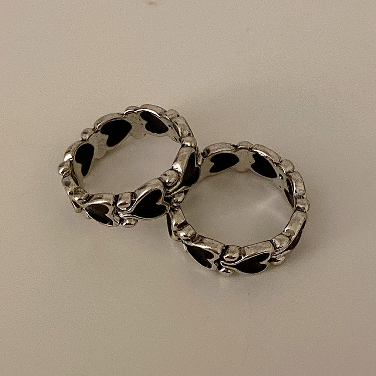 Nhẫn Hình Trái Tim Phong Cách Thời Trang Hàn Quốc 22852