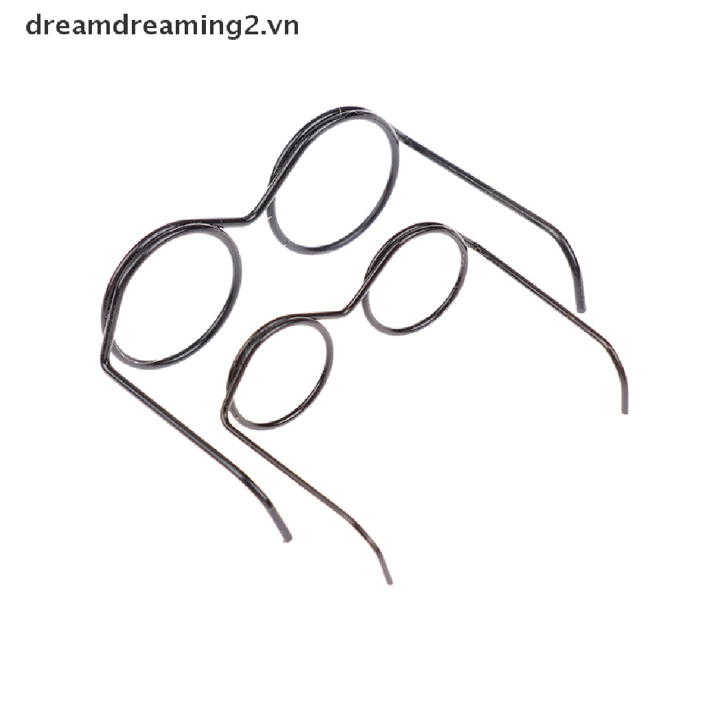 Bộ 10 Thấu Kính Tròn Phong Cách retro Thời Trang Cho Búp Bê