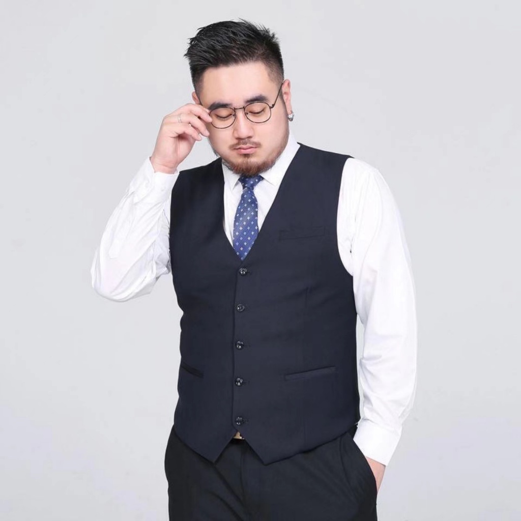 [Plus Size] Áo Vest Nam Thời Trang Công Sở