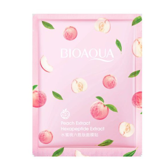 Mặt nạ Trái Đào Peach Bioaqua giúp dưỡng ẩm, làm trắng da