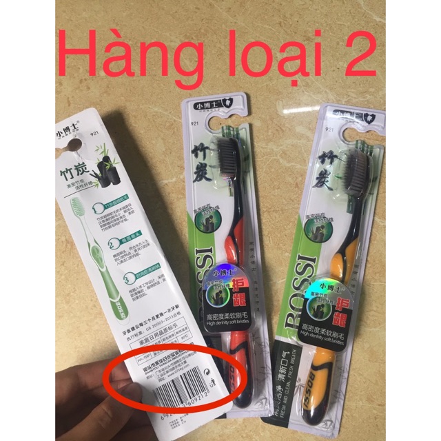 BÀN CHẢI ĐÁNH RĂNG THAN TRE BOSSI
