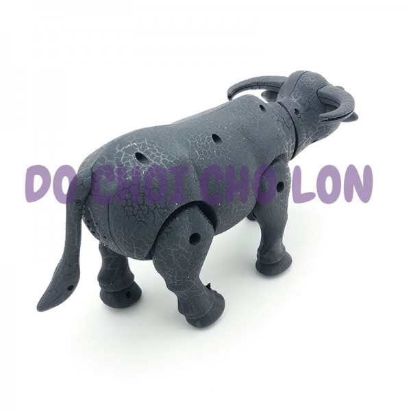 Hộp đồ chơi con trâu chạy pin có nhạc đèn