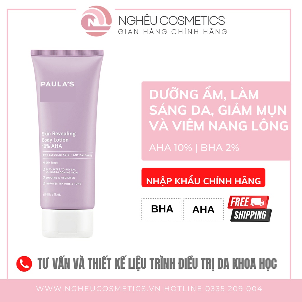 Kem dưỡng thể sáng da giảm mụn Paula Body Treatment AHA / BHA