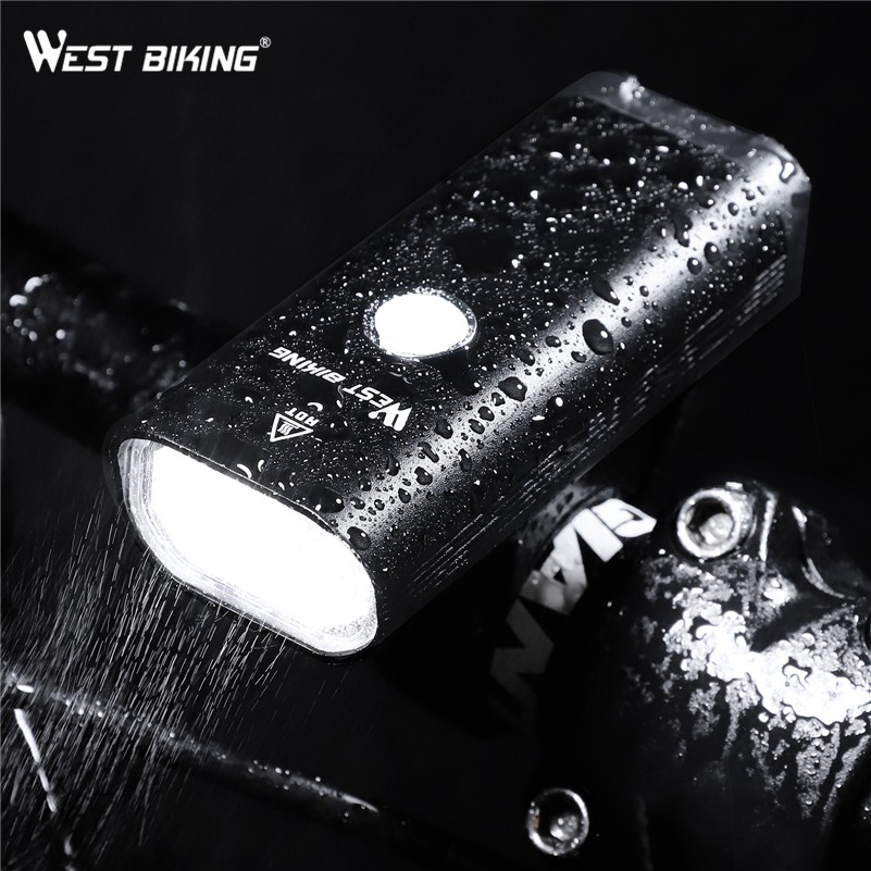 Đèn WEST BIKING Sạc USB 350 Lumen Dành Cho Xe Đạp