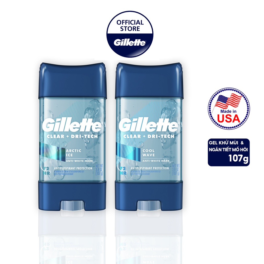 Gel Ngăn tiết mồ hôi và Khử mùi Gillette 107g