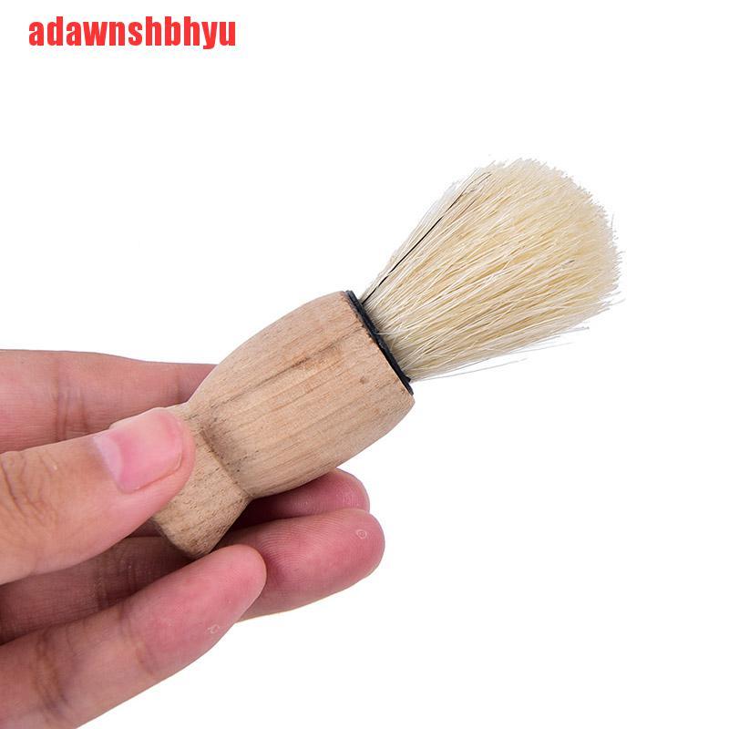 (Hàng Mới Về) 1 Cọ Đánh Râu Cán Gỗ
