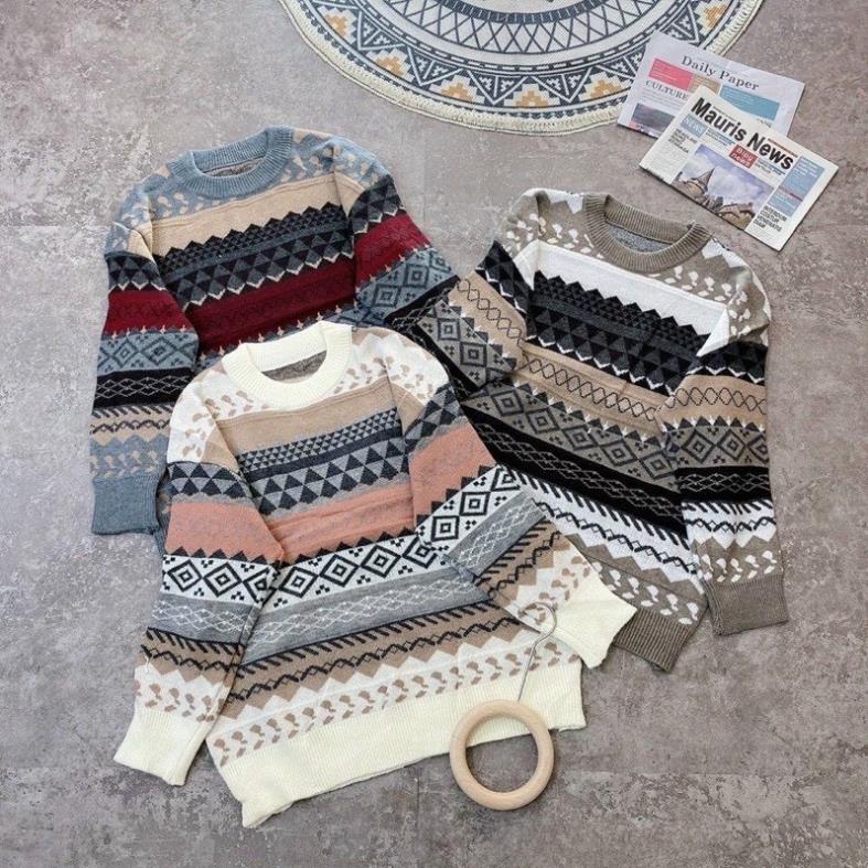 Áo len nữ, áo thổ cẩm len chất bao đẹp hàng cao cấp loại 1 mặc rất ấm form chuẩn dùng mix chân váy hay jean đều xinh | BigBuy360 - bigbuy360.vn