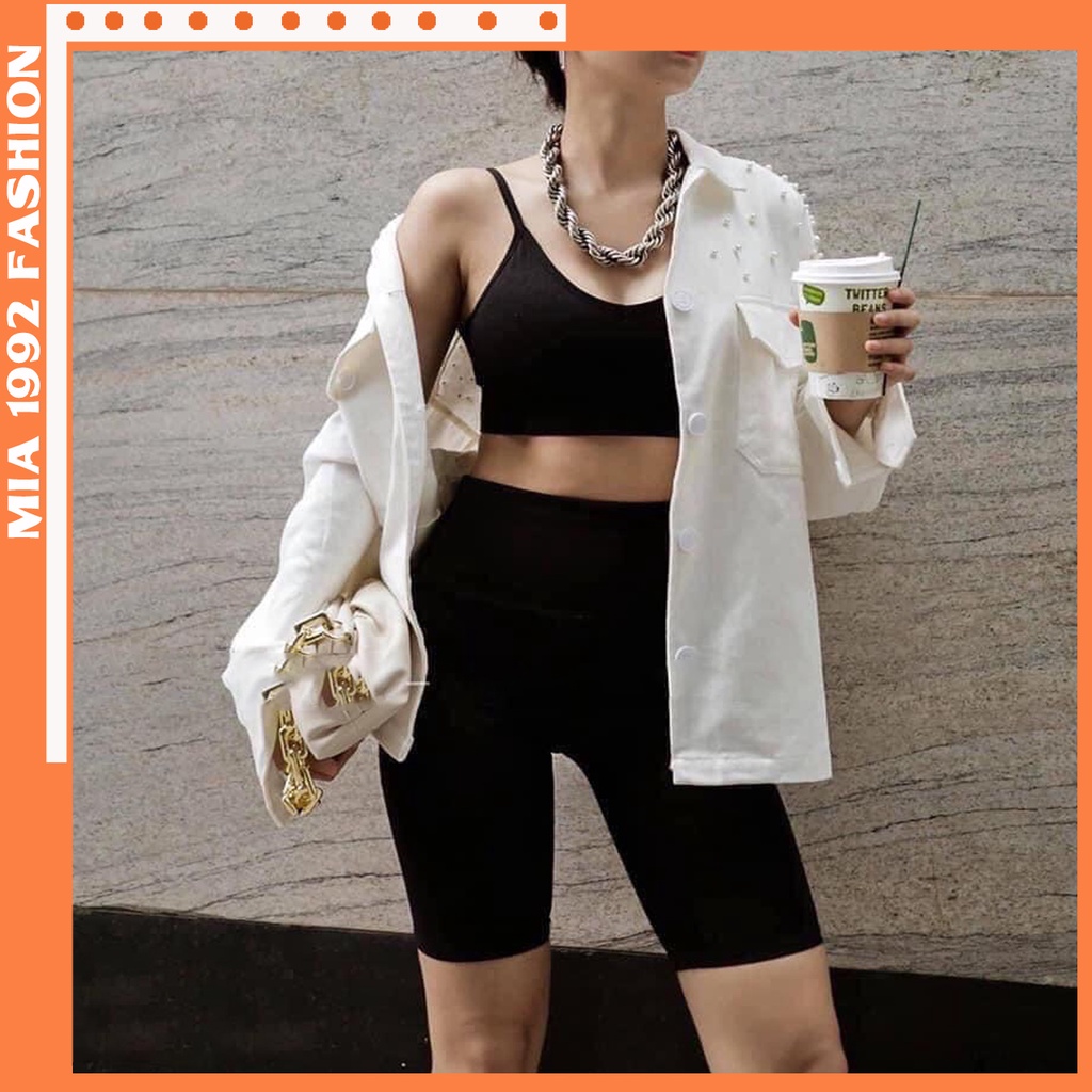 Quần legging nữ MIA 1992 cao cấp - Quần legging lửng cạp chun form chuẩn tôn dáng hàng Quảng Châu thể thao năng động