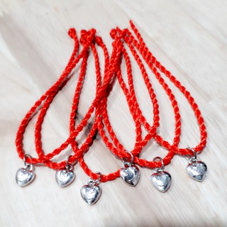 Vòng tay chỉ đỏ + kèm mặt hình ( 10 dây )