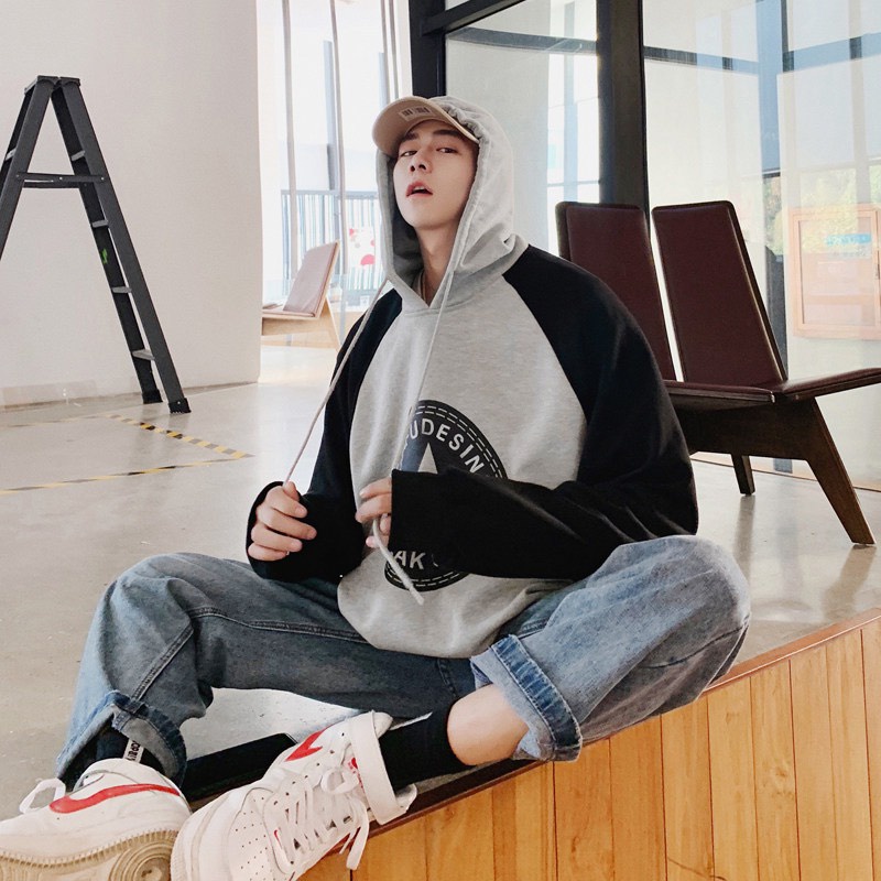 Áo Hoodie Tay Dài Ngôi Sao SuzaSport Phong Cách Hip Hop Đường Phố Nhật Bản Cho Nam Với 2 Màu | BigBuy360 - bigbuy360.vn