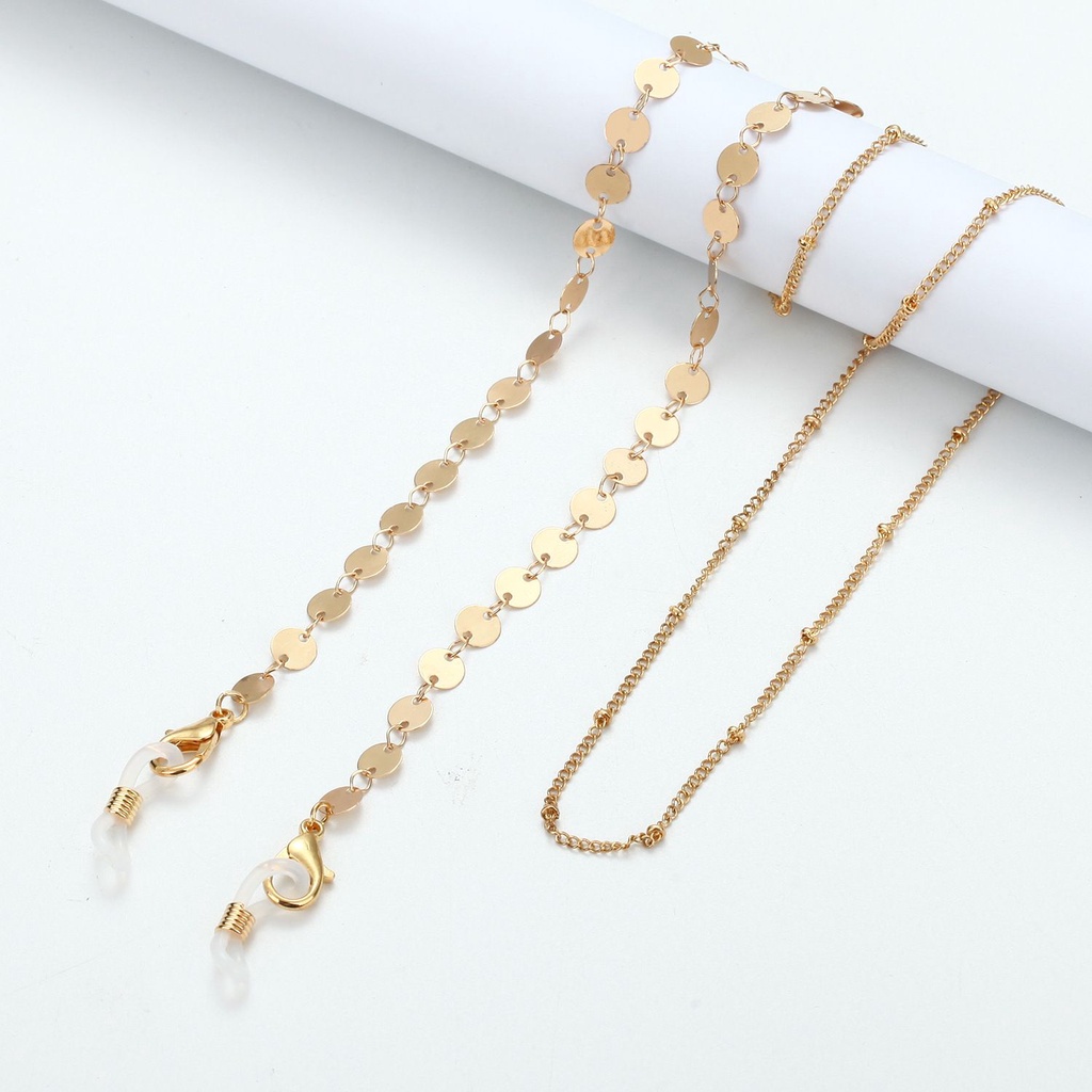 Dây đeo mắt kính/khẩu trang họa tiết hoa hồng đính ngọc trai phong cách thời trang cho nữ
