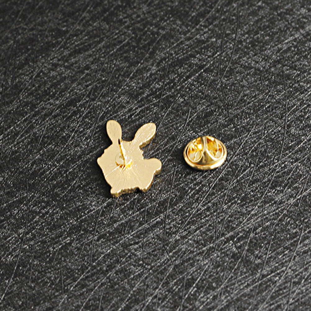 YOML✔Cute Women Cartoon Rabbit Brooch Pin Enamel Denim Backpack Badge Jewelry Gift