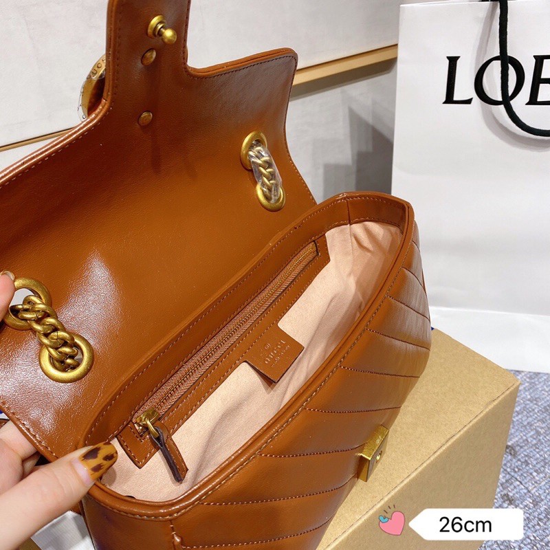 Túi xách Gucci Marmont màu v đồng size 22cm (có sẵn)