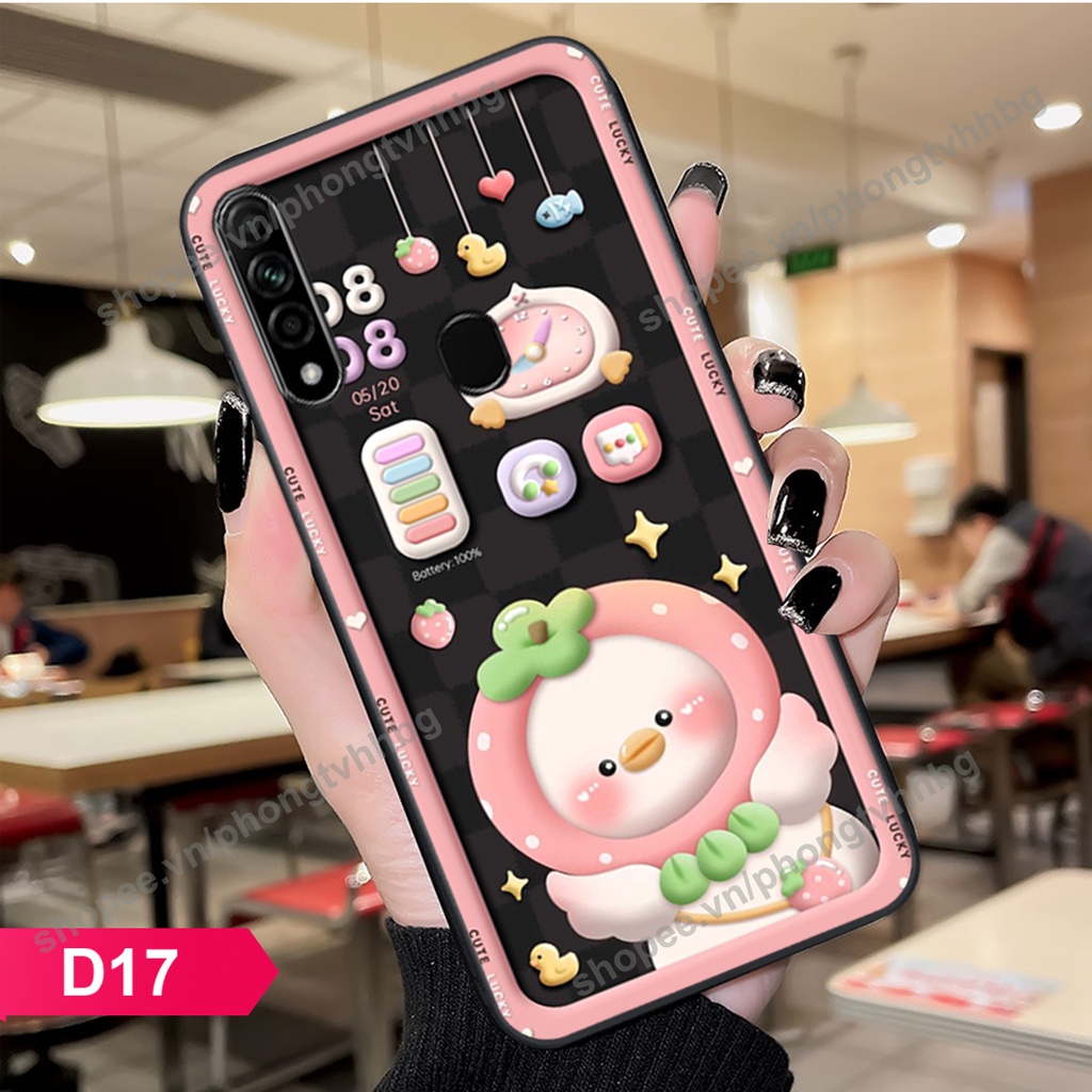 Ốp lưng Oppo A31 2020 / A8 gấu,thỏ trắng , đồng hồ dễ thương cute cực đẹp