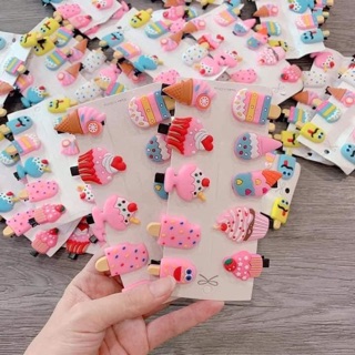 Sét 10 kẹp tóc cho bé