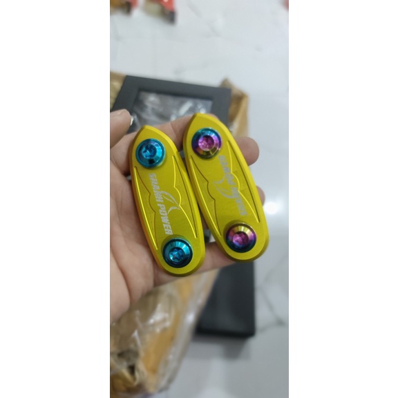 Bịt Chân Gương R15 Nhôm CNC tặng kèm ốc bắt