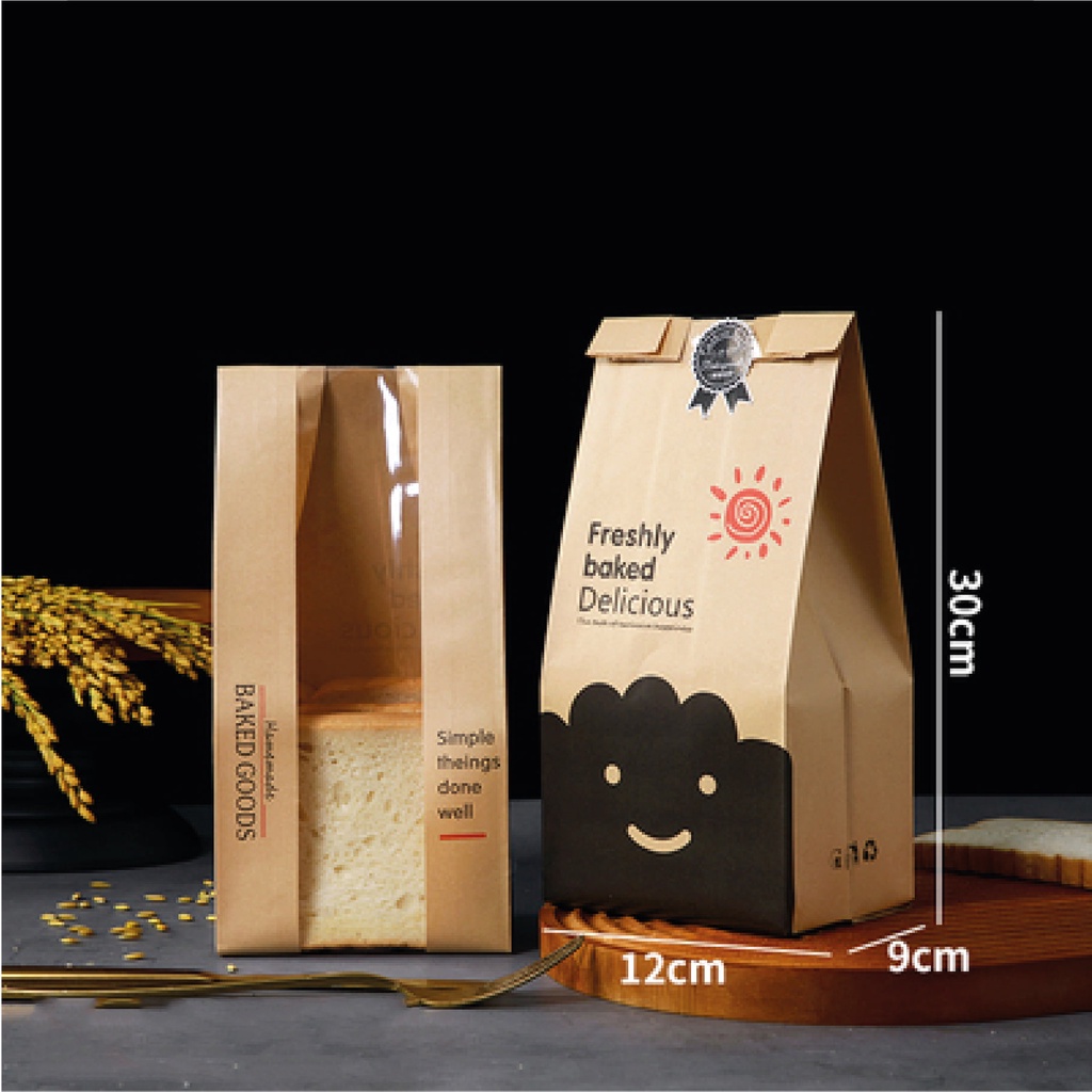 50 TÚI ĐỰNG BÁNH MÌ hoa cúc/bánh mì sandwich, kích thước 30x12x9 cm, đa dạng mẫu mã, tiện dụng, an toàn vệ sinh