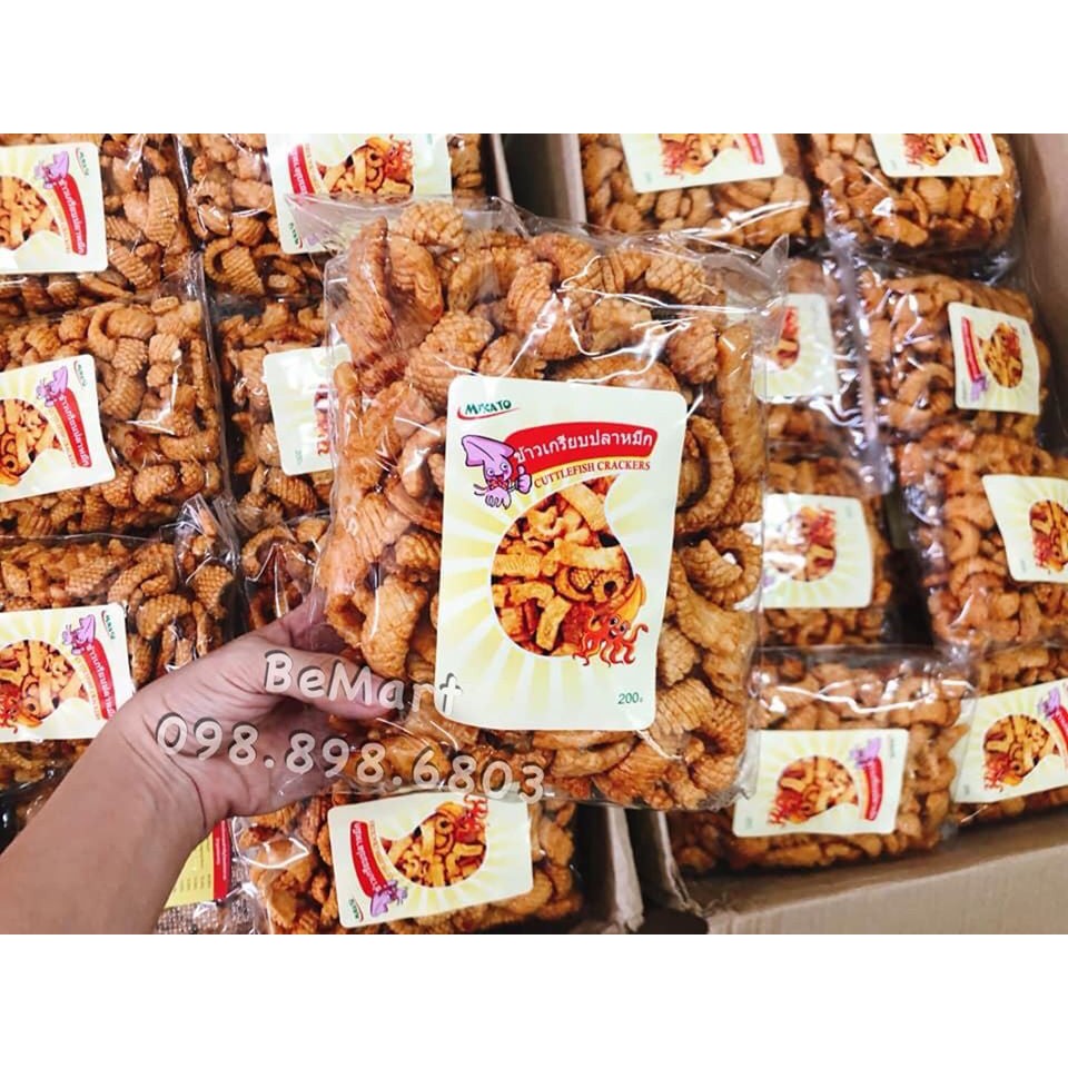 SNACK MỰC GIÒN CAY 200GR THÁI LAN
