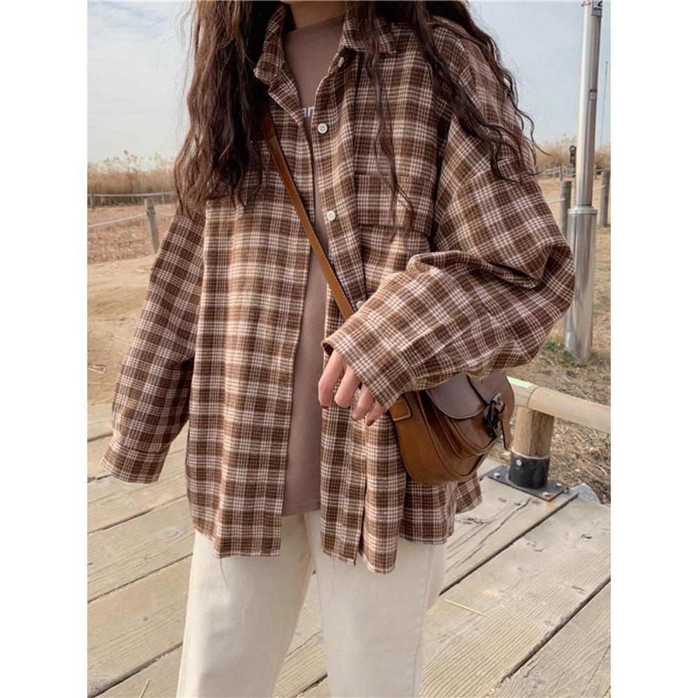 ÁO SƠ MI NỮ  []KẺ SỌC DÀI TAYPHIEEN BẢN MỚI CỦA HÀN QUỐC 2019