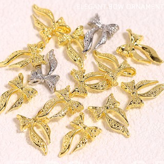 Set 4 Charm nơ đá đính móng CN-01 02