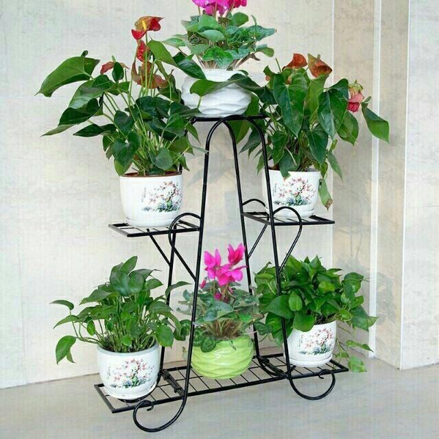 KỆ SẮT ĐỂ CHẬU HOA CÂY CẢNH 6 TẦNG SIÊU ĐẸP