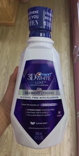 Nước súc miệng trắng răng 3D white crest