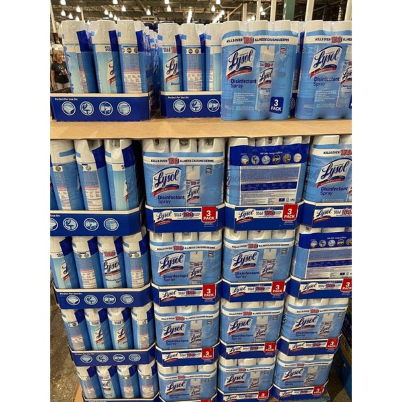 CHAI XỊT LYSOL DIỆT 99,9% VI KHUẨN, VIRUS 538g