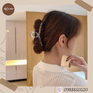 Kẹp Tóc Càng Cua Nhựa Trong Suốt Thời Trang Cho Nữ Meis183