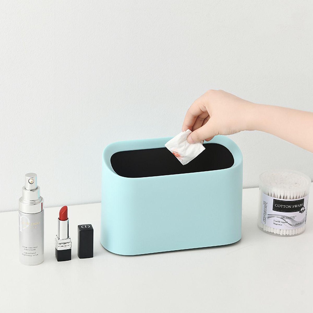 Thùng Rác Mini Để Bàn Phong Cách Bắc Âu Dễ Thương