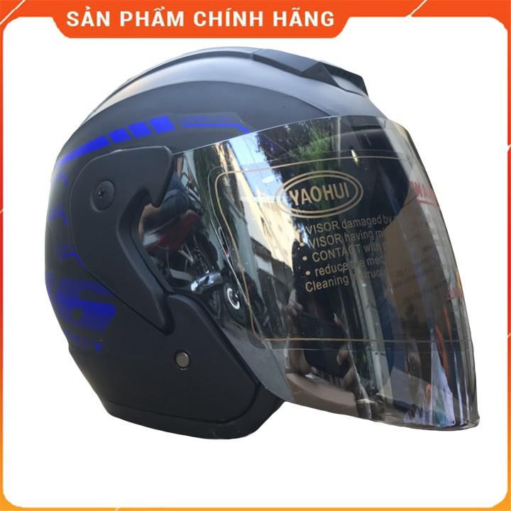 Mũ Bảo Hiểm PGK Tem Bọ Cạp Xanh Dương