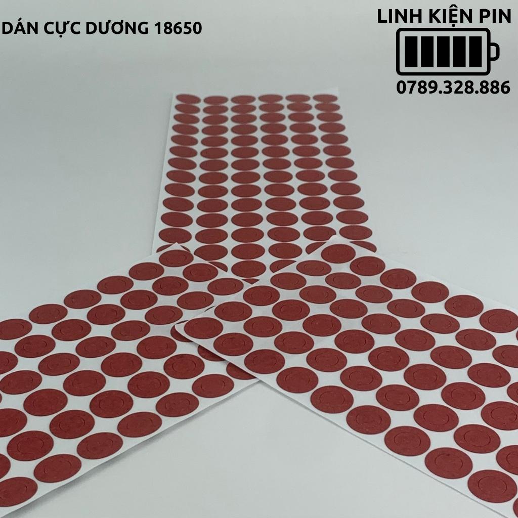 Miếng dán cực dương pin 18650 loại 1 cell 50 miếng